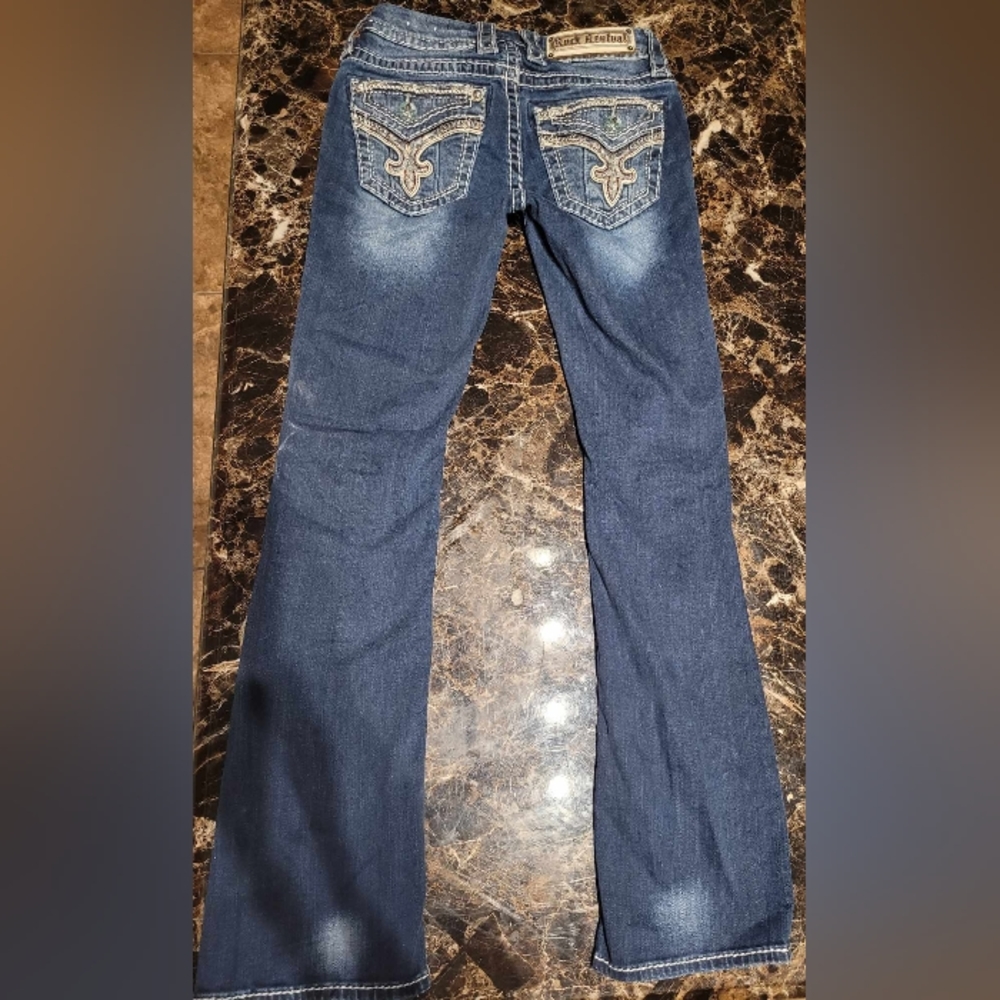 Rock Revival Evella Bootcut  Stretch Jeans 25